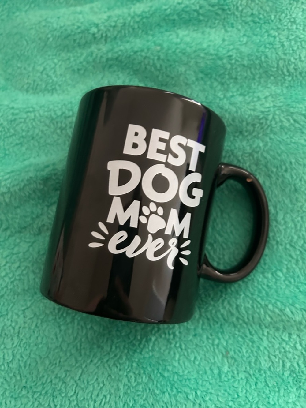 Best Dog Mom Ever Black Ceramic Coffee Mug